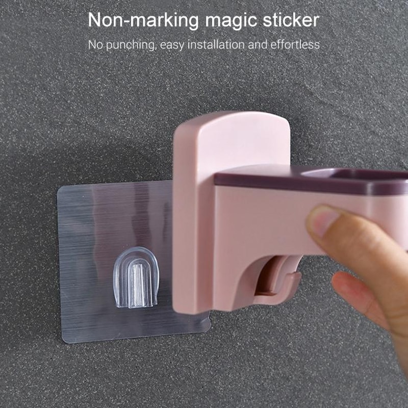 Wall Mounted Hair Dryer Shelf Organizer For Bathroom Storage 3