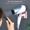 Wall Mounted Hair Dryer Shelf Organizer For Bathroom Storage 5