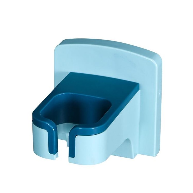 Wall Mounted Hair Dryer Shelf Organizer For Bathroom Storage 8