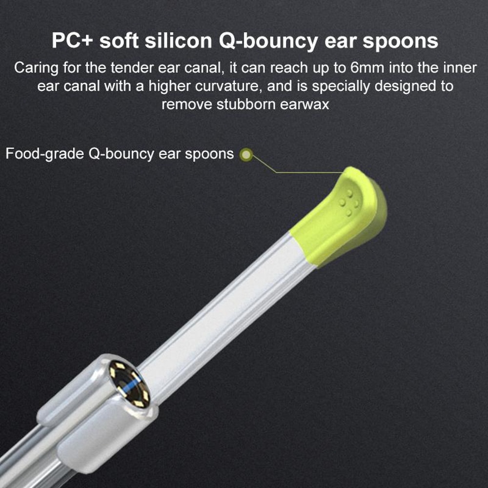 WiFi Smart Visual Otoscope Ear Cleaner With HD Camera And LED Light 5