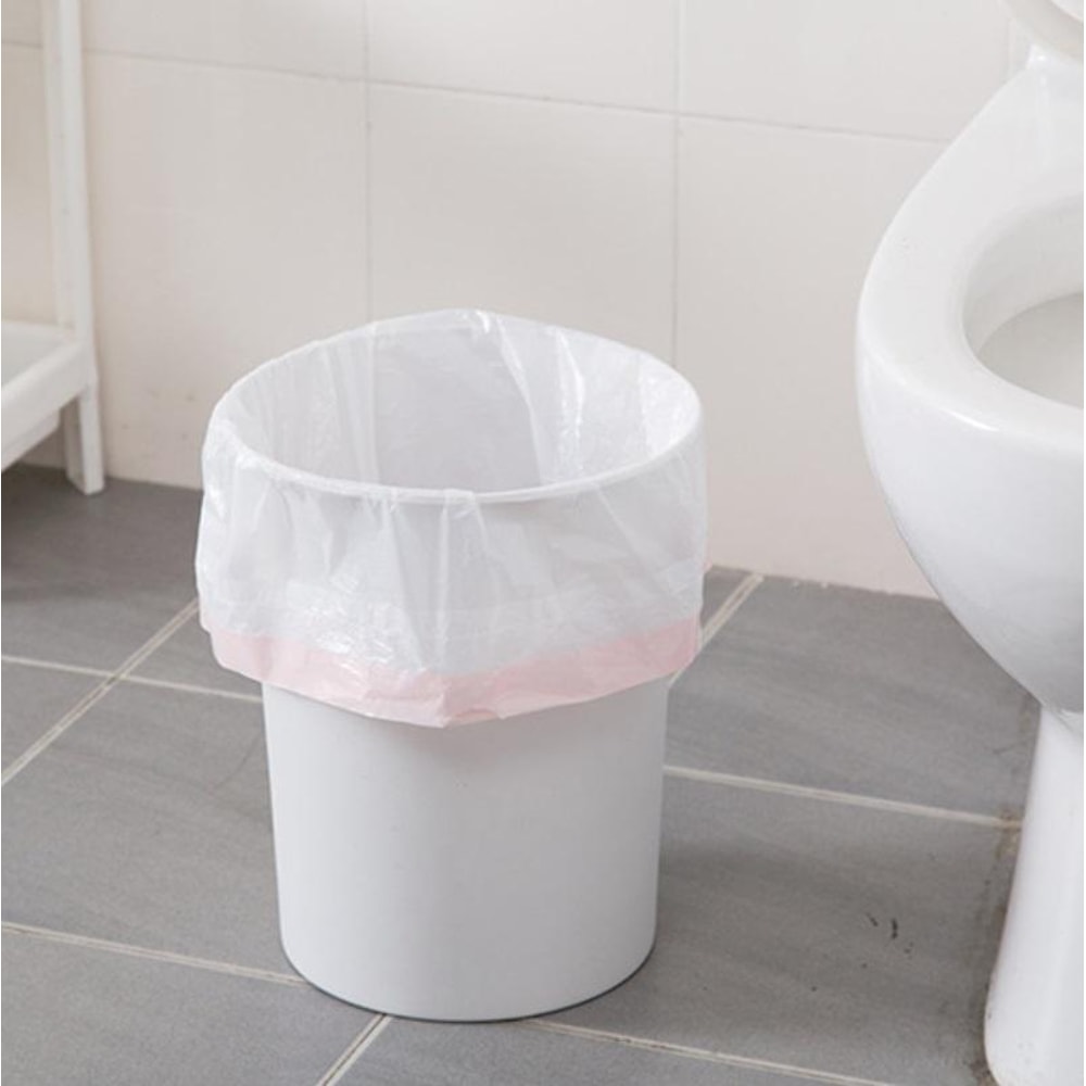 Drawstring Garbage Bags Thick Kitchen Leak Proof Automatic Closing Trash Bags