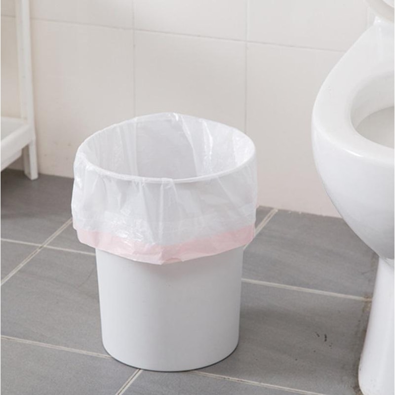 Drawstring Garbage Bags Thick Kitchen Leak Proof Automatic Closing Trash Bags