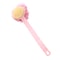 Long Handle Bath Brush And Loofah Soft Bristle Back Scrubber Pink 1