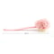 Long Handle Bath Brush And Loofah Soft Bristle Back Scrubber Pink 2