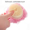 Long Handle Bath Brush And Loofah Soft Bristle Back Scrubber Pink 5