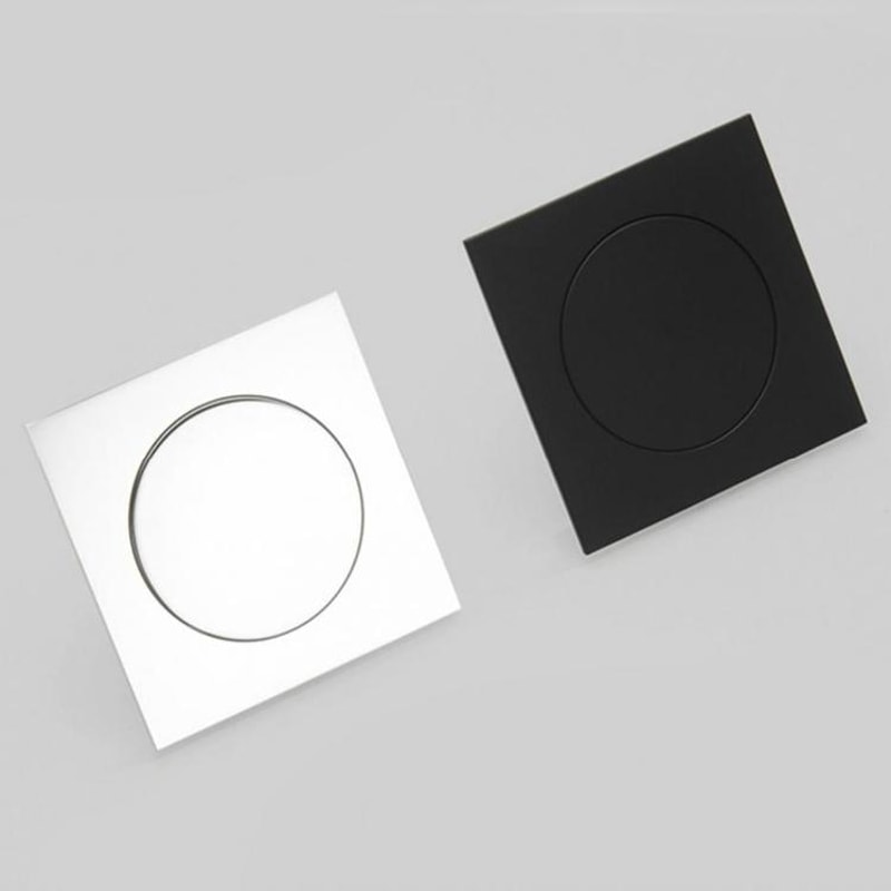 Gravity Seal Foot Operated Floor Drain Cover For Bathroom Anti Odor Anti Clog 0