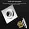 Gravity Seal Foot Operated Floor Drain Cover For Bathroom Anti Odor Anti Clog 2