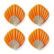 Seashell Adhesive Wall Hooks Set No Drill Waterproof Bathroom Kitchen Sticky Hooks 0