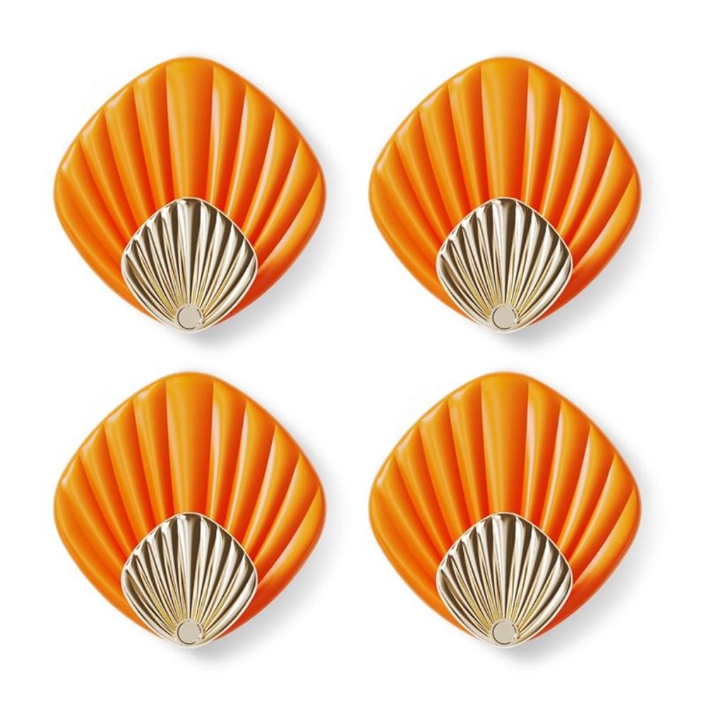 Seashell Adhesive Wall Hooks Set No Drill Waterproof Bathroom Kitchen Sticky Hooks 2
