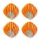 Seashell Adhesive Wall Hooks Set No Drill Waterproof Bathroom Kitchen Sticky Hooks 2