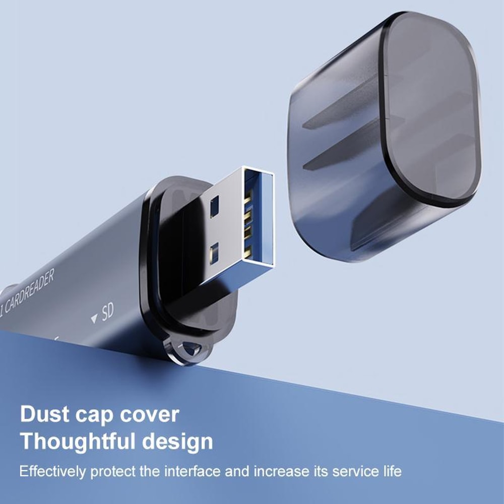 USB C 5 In 1 Card Reader Fast Multi Memory Adapter For Phone Tablet Laptop 5