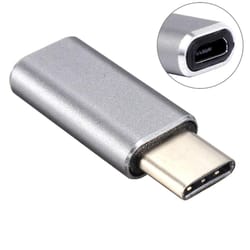 aluminum usb c adapter micro usb to type c converter for fast charging & data transfer