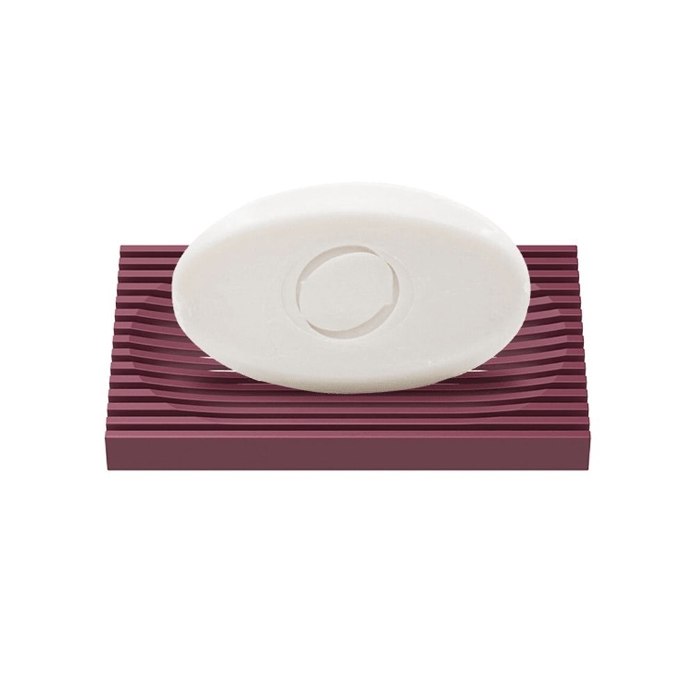 Soft Rubber SelfDraining Soap Dish For Bathroom Countertop Bar Soap 7