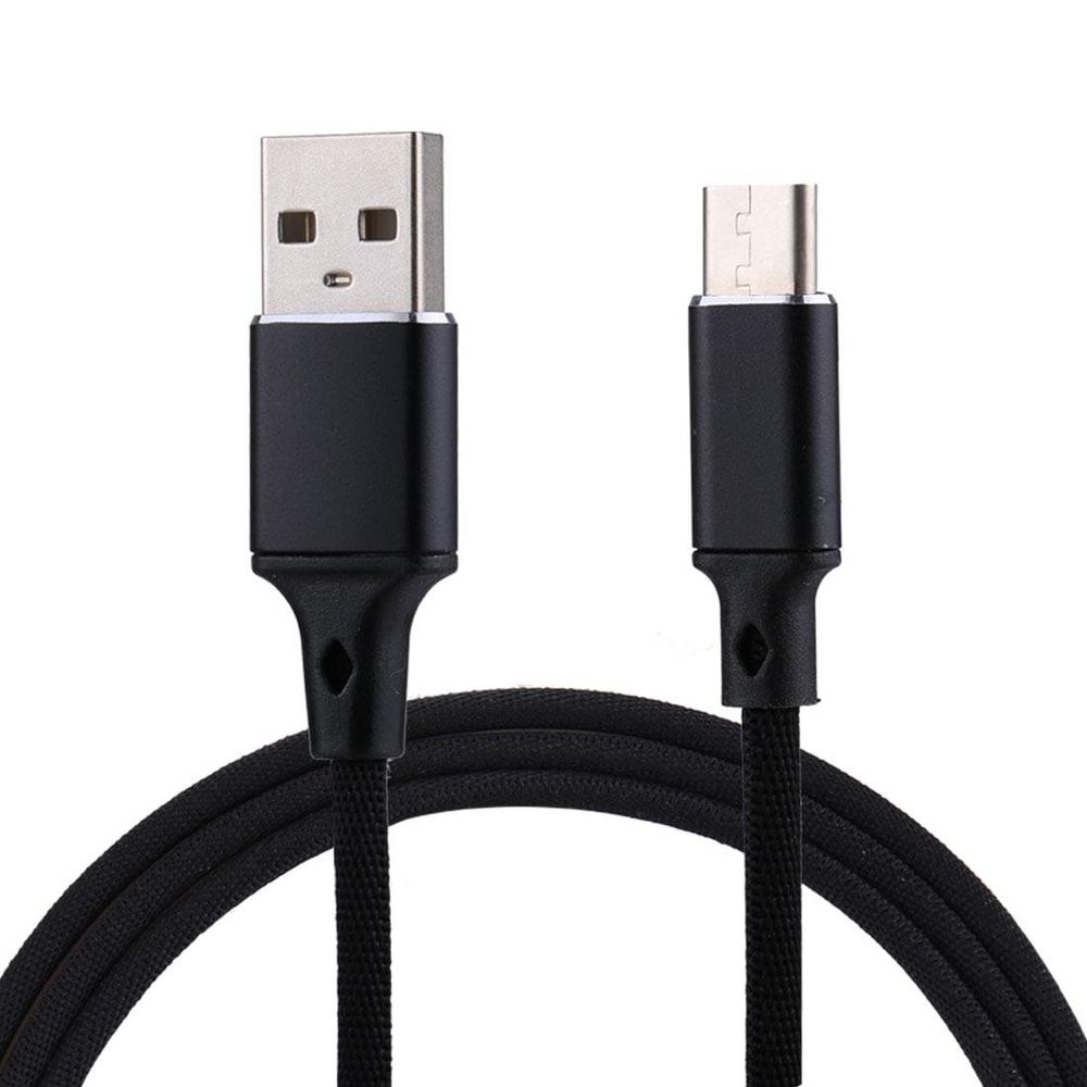 1m USB C Charging Cable Nylon Braided Fast Charging Type C Data Sync Cord 0