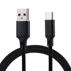 1m usb c charging cable nylon braided fast charging type c data sync cord