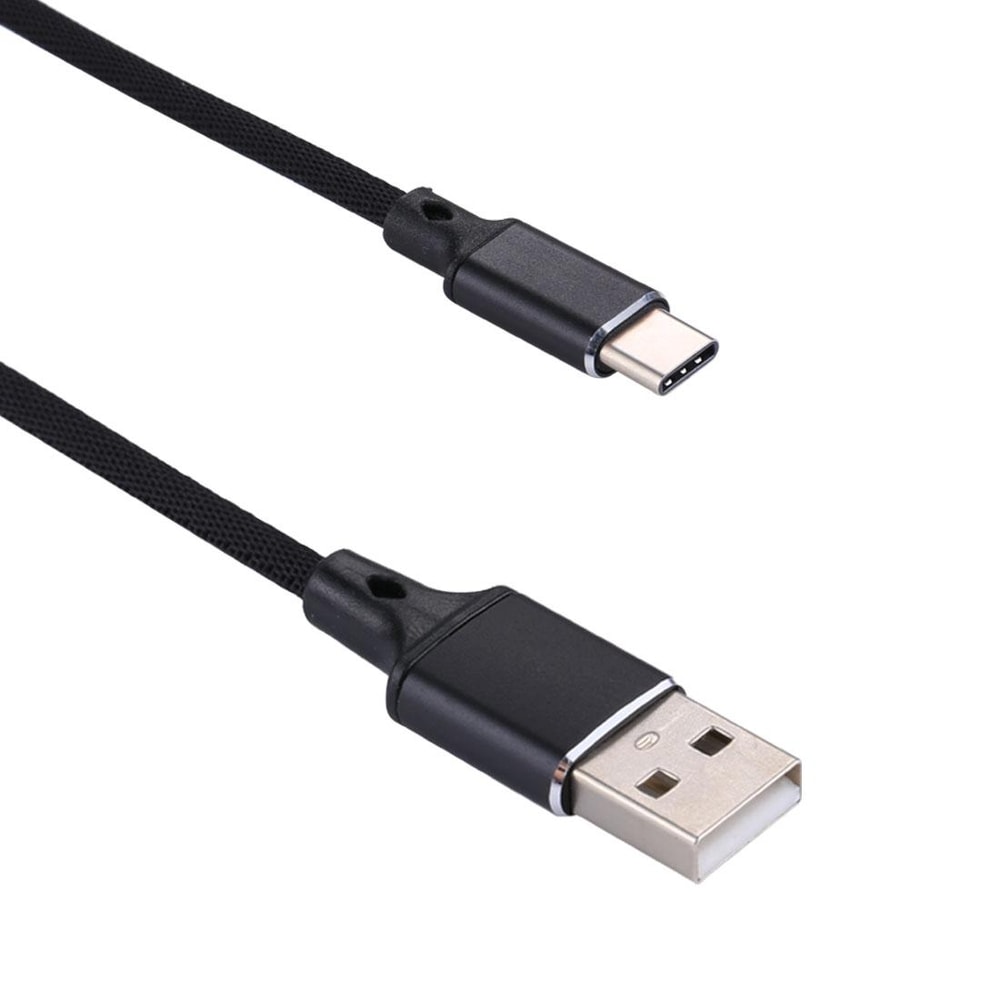 1m USB C Charging Cable Nylon Braided Fast Charging Type C Data Sync Cord 1