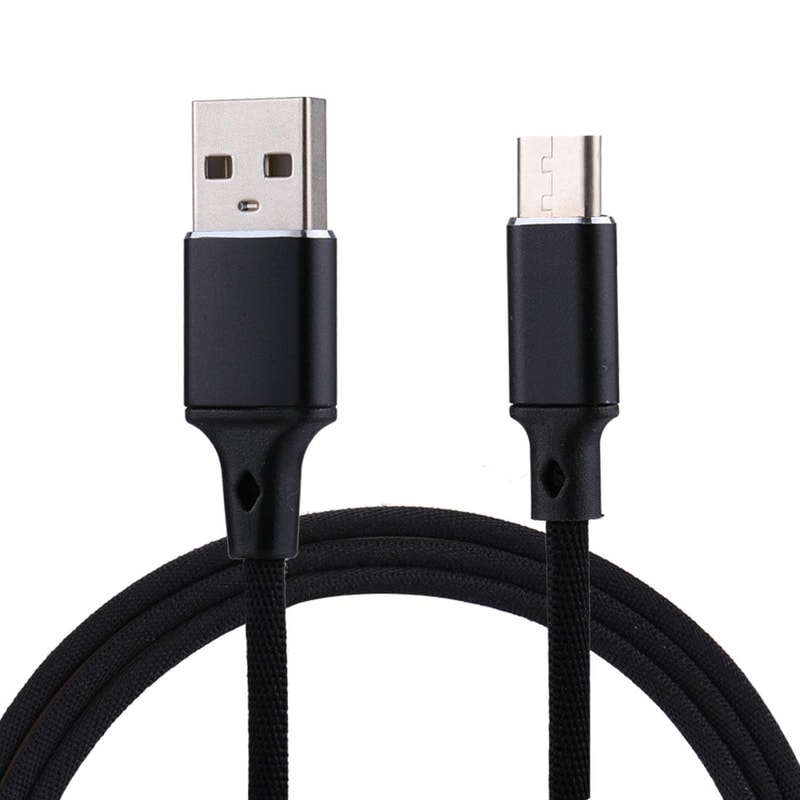 1m USB C Charging Cable Nylon Braided Fast Charging Type C Data Sync Cord 8