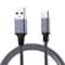 1m USB C Charging Cable Nylon Braided Fast Charging Type C Data Sync Cord 10