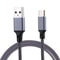 1m USB C Charging Cable Nylon Braided Fast Charging Type C Data Sync Cord 10
