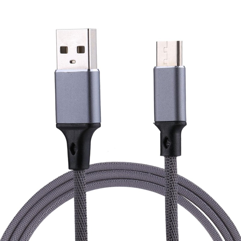 1m USB C Charging Cable Nylon Braided Fast Charging Type C Data Sync Cord 10