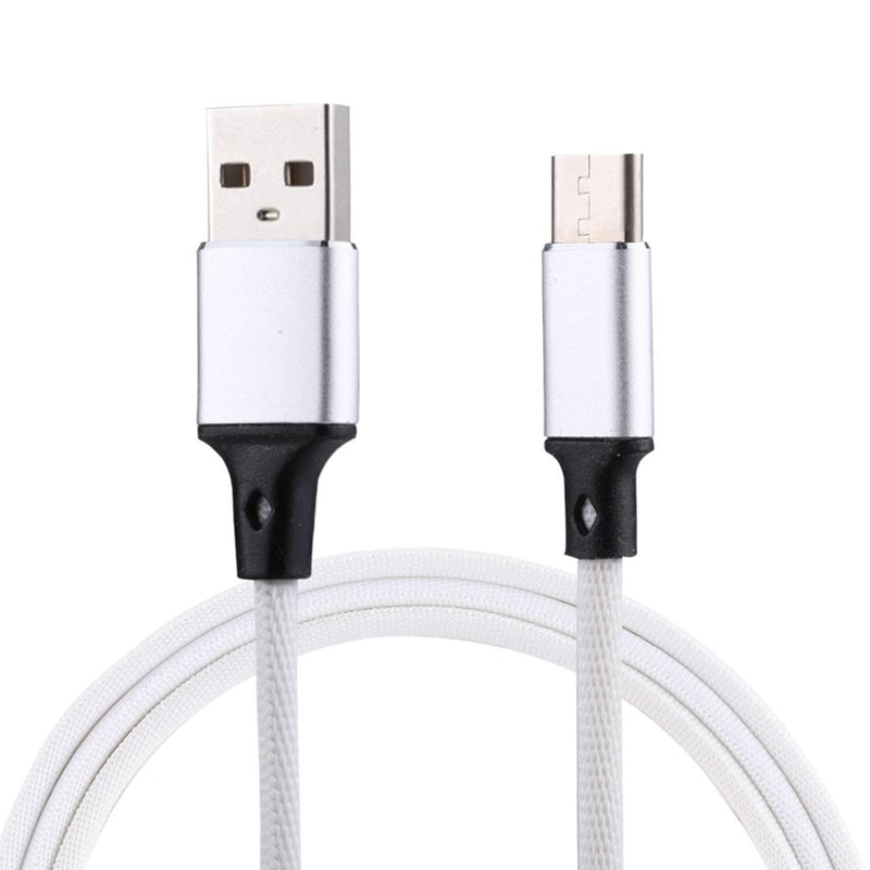 1m USB C Charging Cable Nylon Braided Fast Charging Type C Data Sync Cord