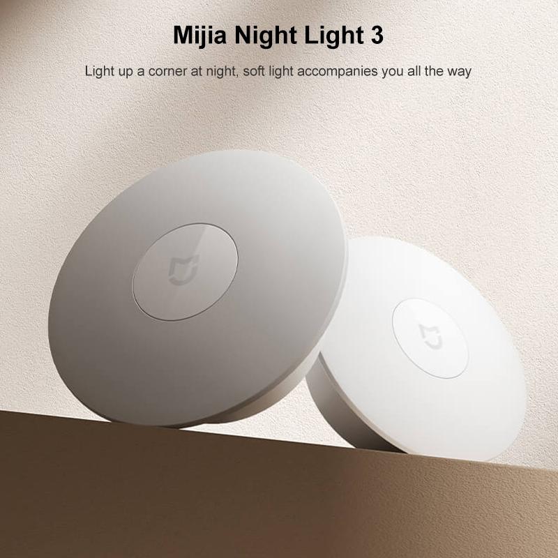 Smart Motion Sensor Night Light Rechargeable LED Bedside Lamp Magnetic Wireless 1