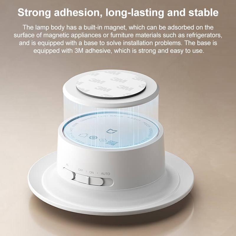 Smart Motion Sensor Night Light Rechargeable LED Bedside Lamp Magnetic Wireless 5