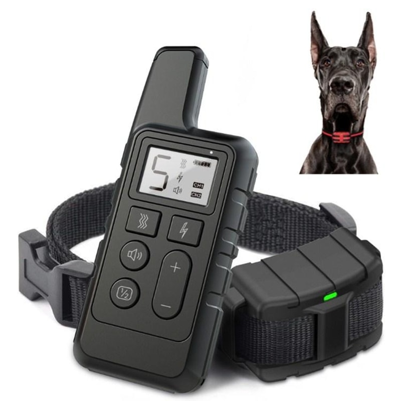 Remote Dog Training Collar Waterproof Rechargeable Bark Control System 6