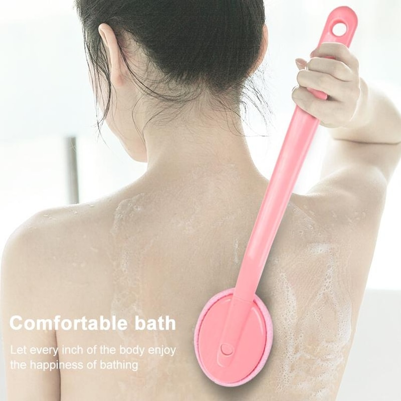 Gentle Reach Back Brush For Shower With Removable Head 2