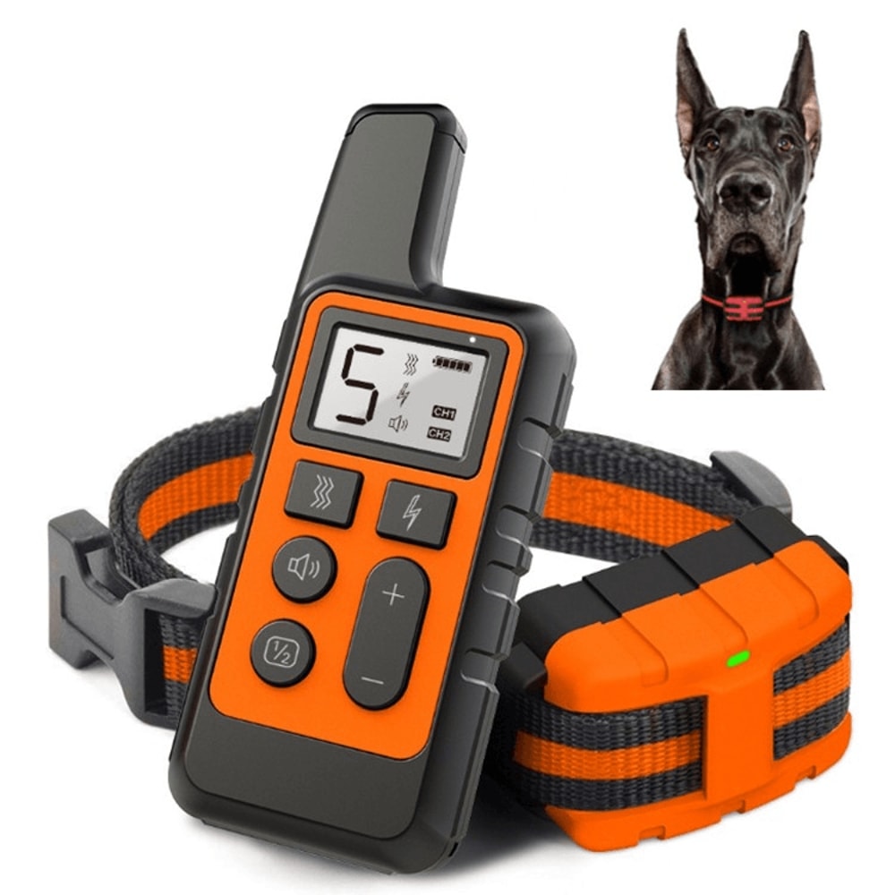 Remote Dog Training Collar Waterproof Rechargeable Bark Control System 8
