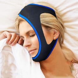 anti snoring chin strap set comfortable snore reduction jaw support