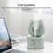 Cat Shape Rechargeable Desktop Humidifier Fan Portable Mist Cooling Mini Desk Air Cooler
