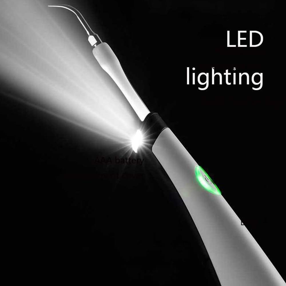 Portable Ultrasonic Teeth Cleaner Sonic Dental Scaler Tartar Remover Tool with LED Dental Care Device