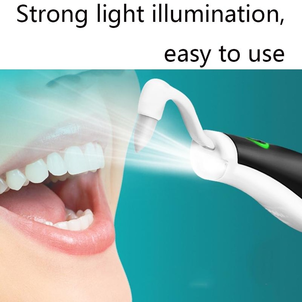 Portable Ultrasonic Teeth Cleaner Sonic Dental Scaler Tartar Remover Tool with LED Dental Care Device