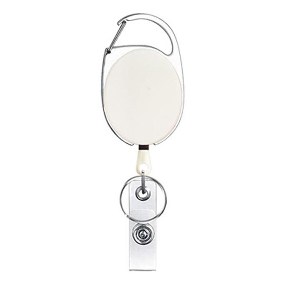 Heavy Duty Retractable Badge Reel With Metal Clip ID Card Holder For Office Work And Daily Use 4