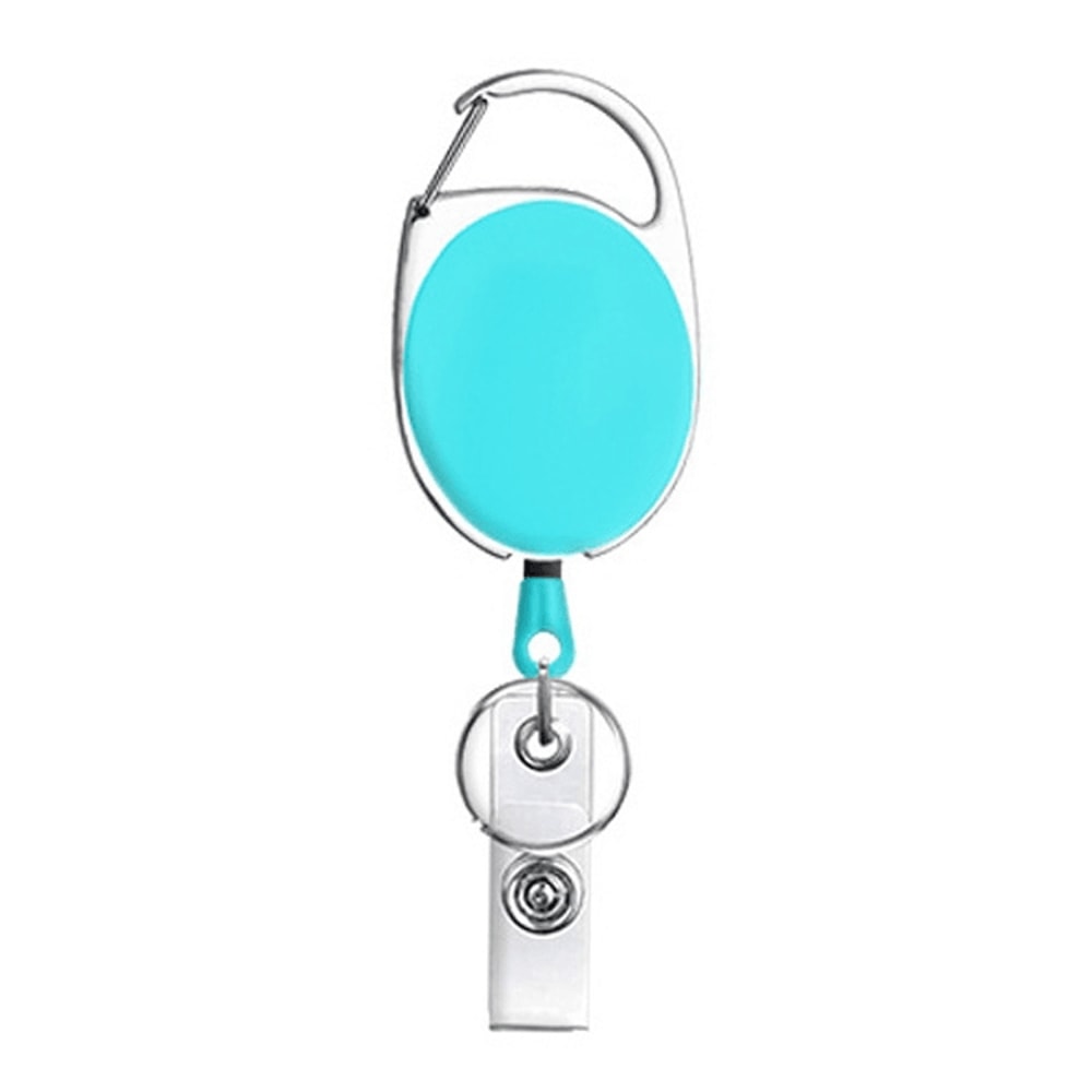 Heavy Duty Retractable Badge Reel With Metal Clip ID Card Holder For Office Work And Daily Use 12