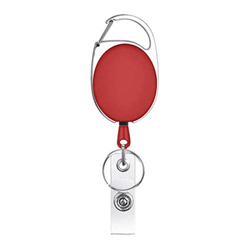 Heavy Duty Retractable Badge Reel With Metal Clip ID Card Holder For Office Work And Daily Use 7