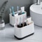 Removable Toothbrush Holder And Toothpaste Organizer For Bathroom Countertops 0