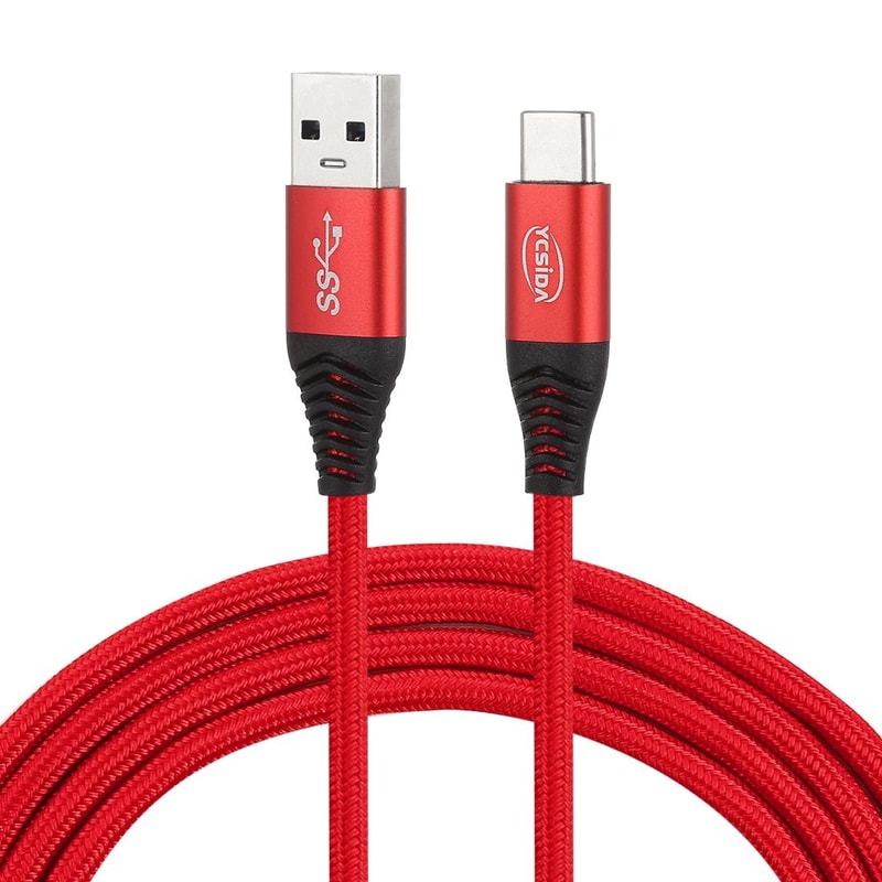 Fast Charging USB To Type C Cable 12M High Speed Data Sync Durable Copper Wire Charger 0