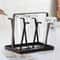 Iron Art Inverted Cup Drying Rack Kitchen Cup Holder Stand