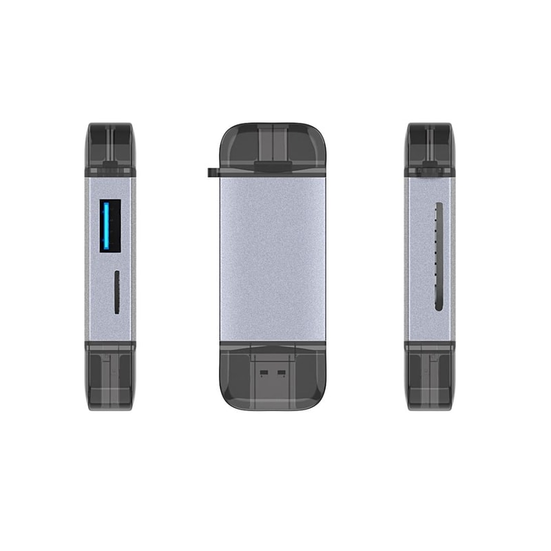 3 In 1 USB C OTG Card Reader For SD TF Micro USB Multi Device Adapter 1