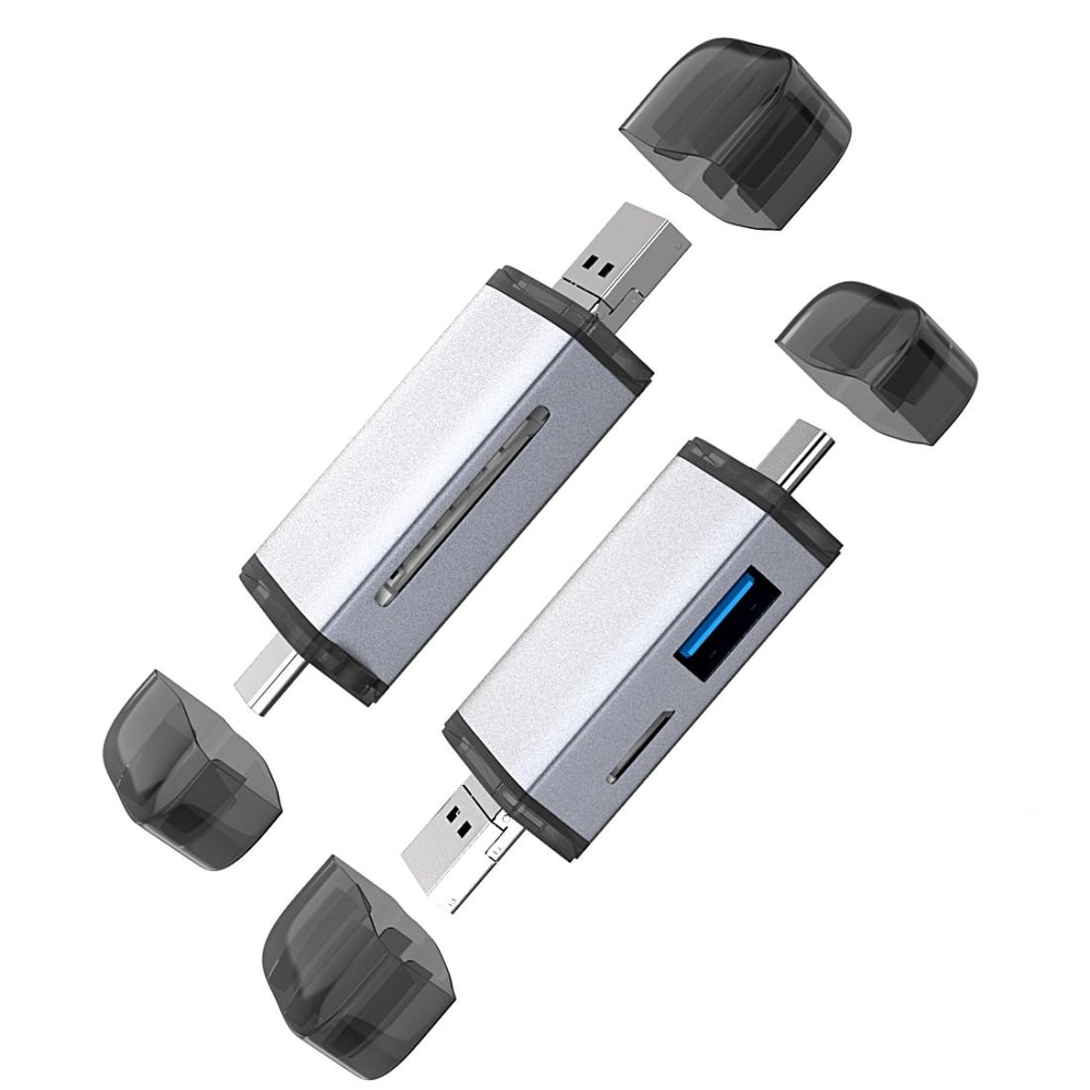 3 In 1 USB C OTG Card Reader For SD TF Micro USB Multi Device Adapter 3