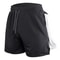 Men Quick Dry Athletic Shorts with Towel Loop Breathable Gym Running Shorts