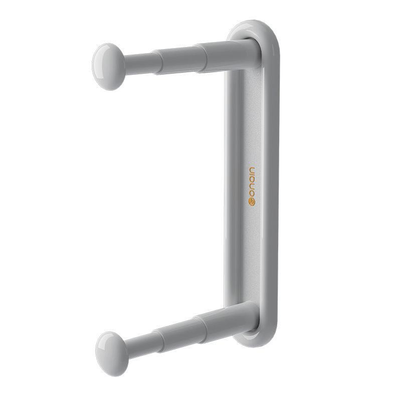 Retractable Clothes Rack Organizer HoleFree Balcony Storage Shelf SpaceSaving Drying Rack 11