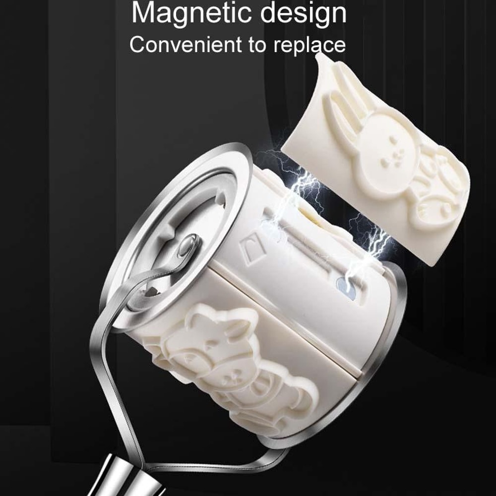 Stainless Steel Cookie Mold Roller Set Magnetic Baking Tool for DIY Cookie Baking