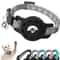 Reflective AirTag Cat Collar With Silicone Case Adjustable Pet Tracker Collar With Bell 0