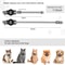 Reflective AirTag Cat Collar With Silicone Case Adjustable Pet Tracker Collar With Bell 1