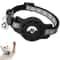 Reflective AirTag Cat Collar With Silicone Case Adjustable Pet Tracker Collar With Bell 3