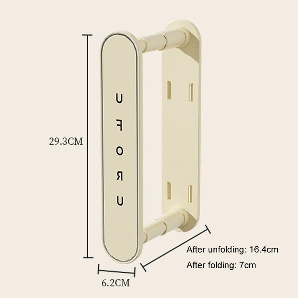 Retractable Clothes Rack Organizer | Wall-Mounted Foldable Laundry Drying Rack for Balcony Storage