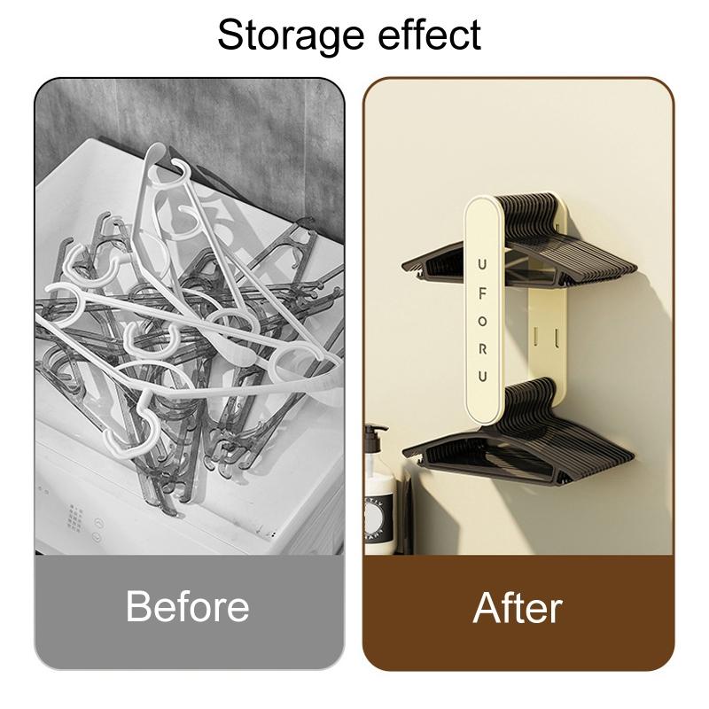 Retractable Clothes Rack Organizer | Wall-Mounted Foldable Laundry Drying Rack for Balcony Storage